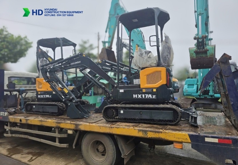 Máy xúc đào bánh xích Hyundai HX17AZ