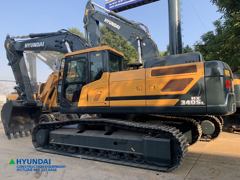 Máy xúc bánh xích Hyundai HX340SL