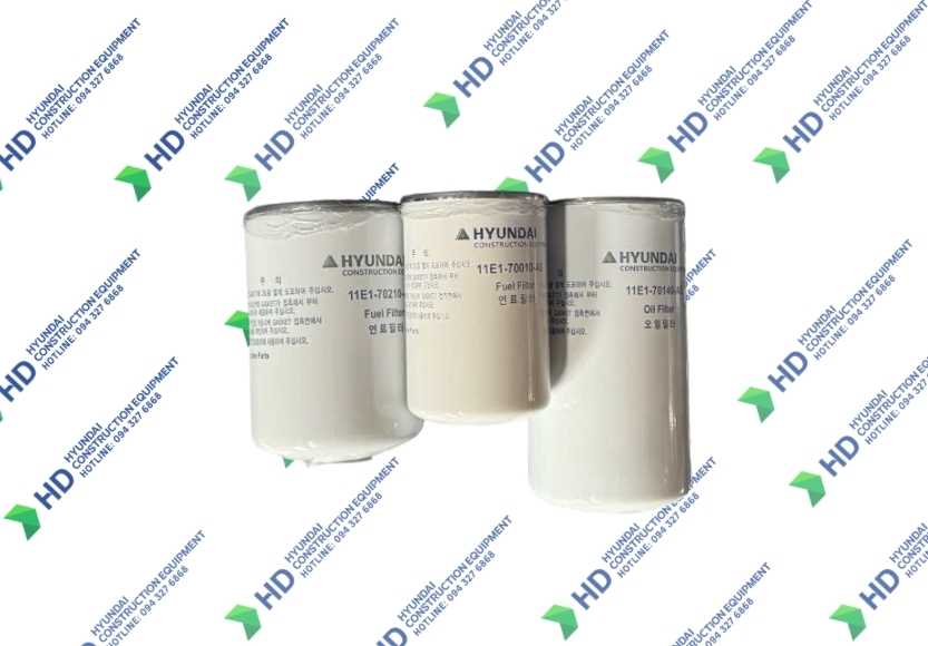 Lọc động cơ nhiên liệu máy xúc Hyundai