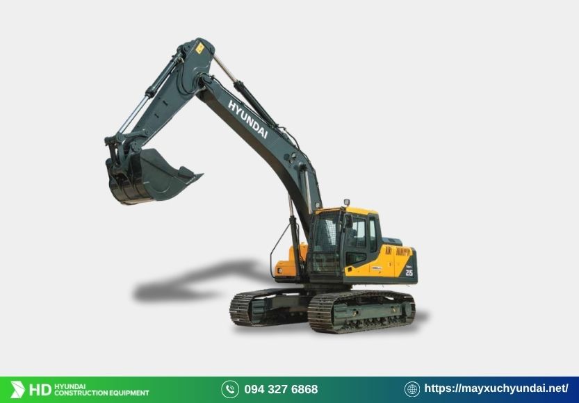 Máy xúc bánh xích Hyundai R215 gầu 0,92 m3